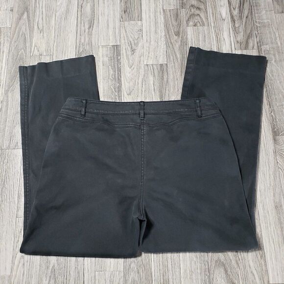 (3/$35) Brooks Brothers Stretch Cropped Grey Pants - Picture 4 of 12